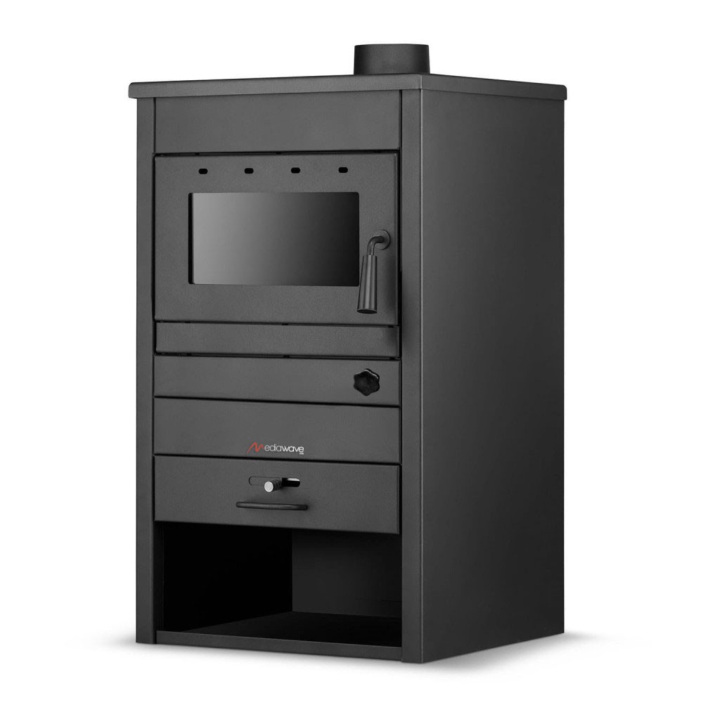 Stufa a legna FUBUCA B22 con vano portalegna 11...