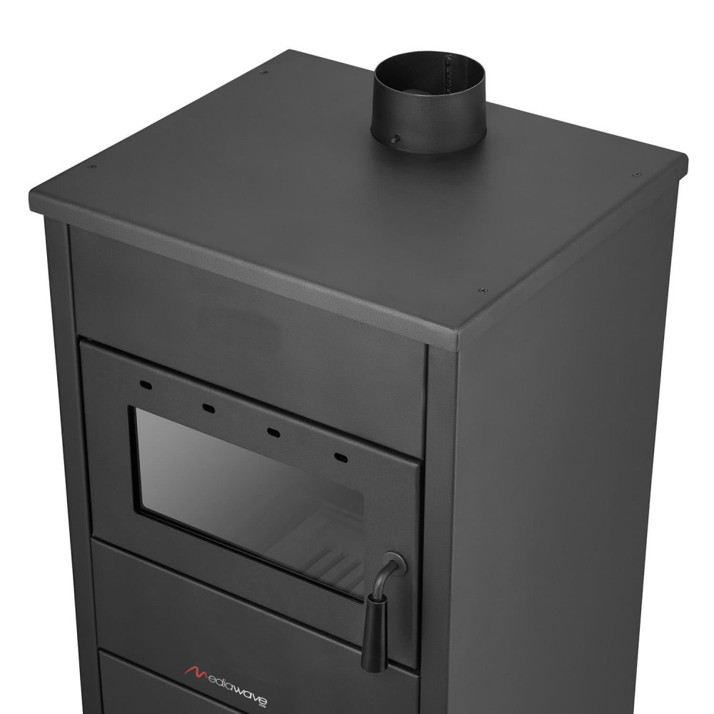 Stufa a legna FUBUCA B1 con vano portalegna 9...