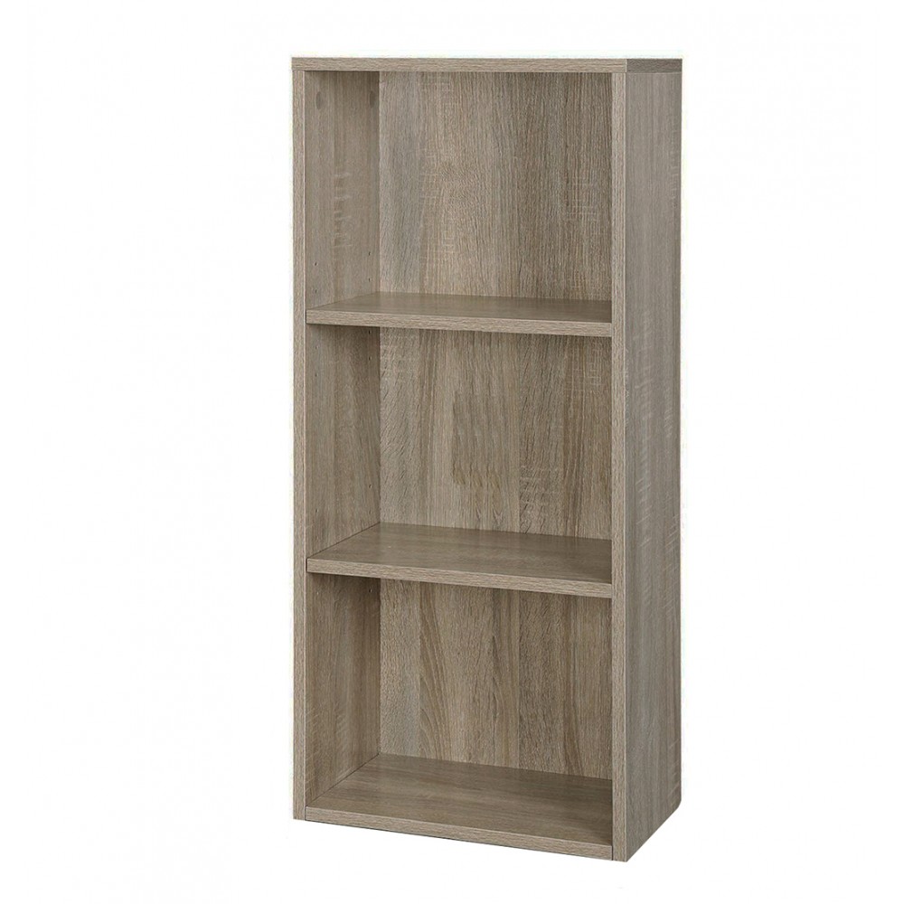 Libreria in legno PRONTO 89 con 3 ripiani 30x40xH90 cm soggiorno cameretta