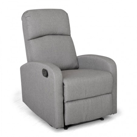 Poltrona reclinabile relax manuale VIDA T poggiapiedi estraibile in tessuto