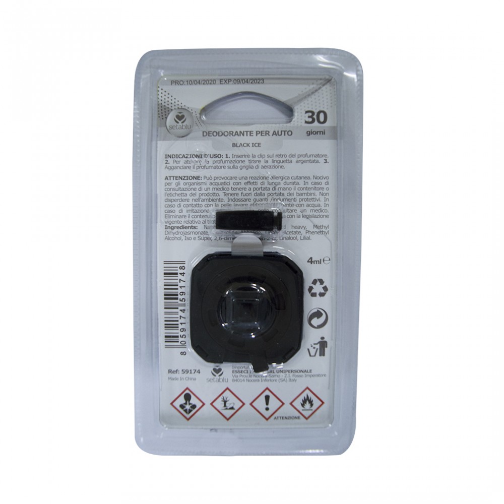 Setablu deodorante per auto 591748 aroma black...