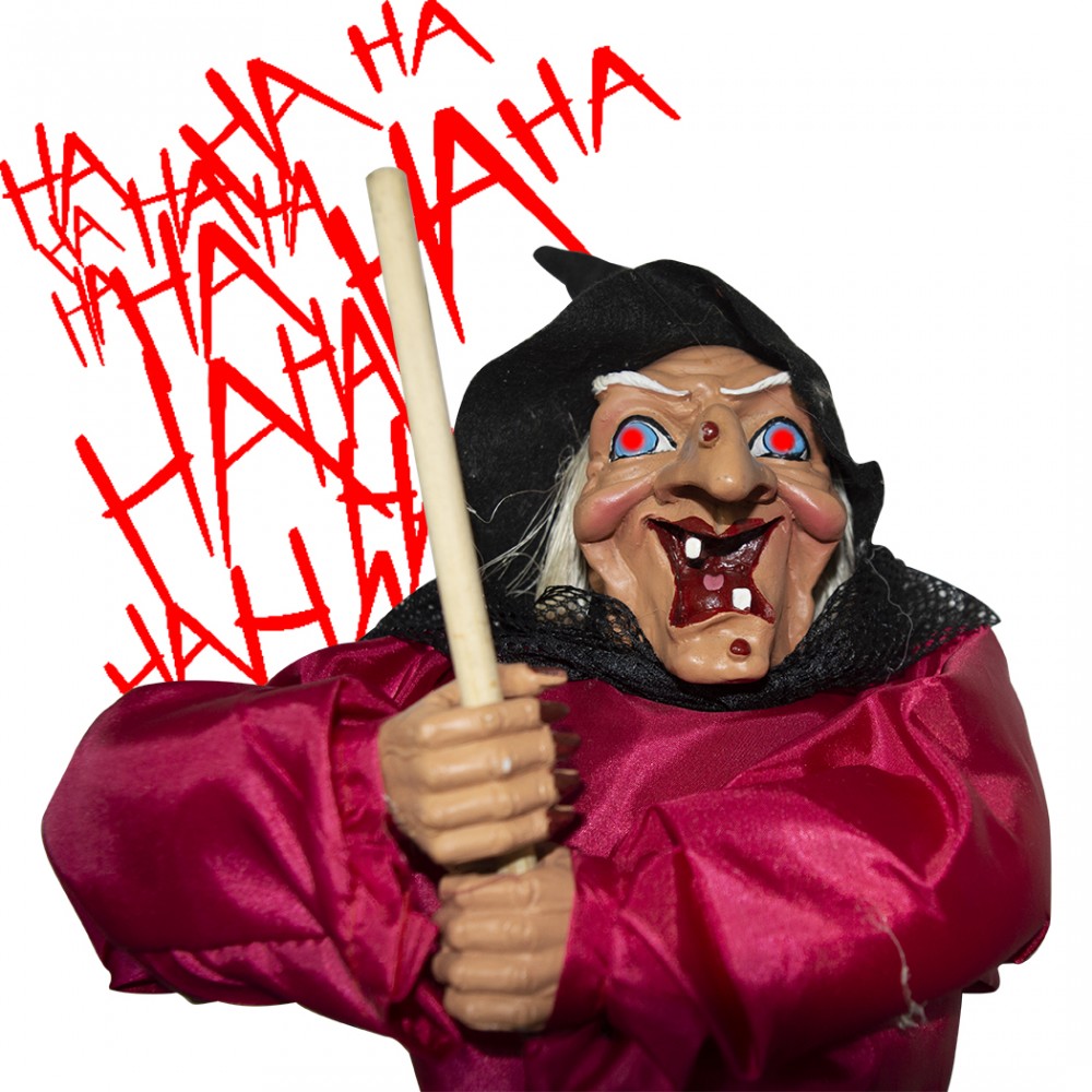 Befana Decorazione 535208 Con Occhi Che Si...