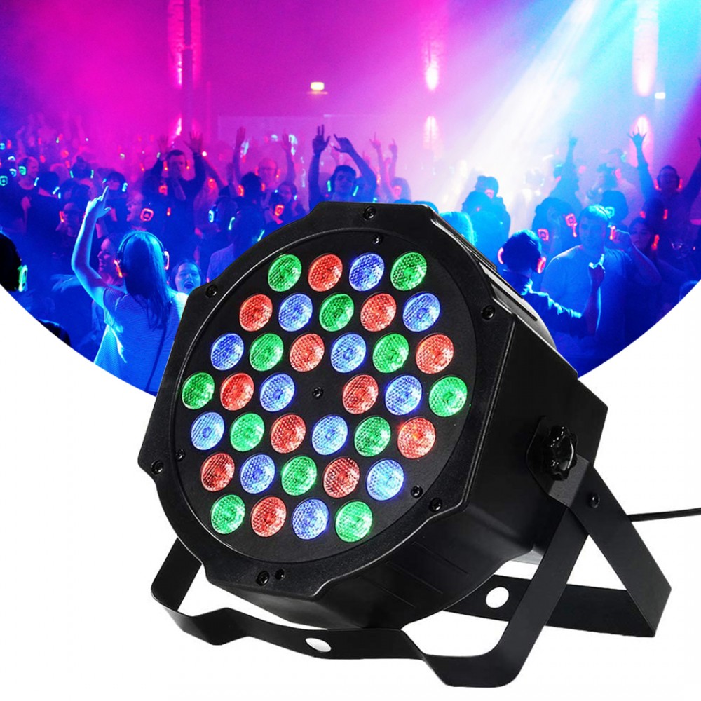 Faro strobo rgb faretto 36 led colorati 000364...