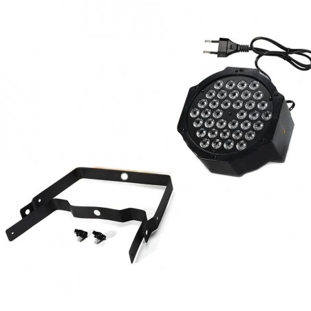 Faro strobo rgb faretto 36 led colorati 000364 effetto disco 4 modalità diverse