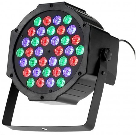 Faro strobo rgb faretto 36 led colorati 000364 effetto disco 4 modalità diverse