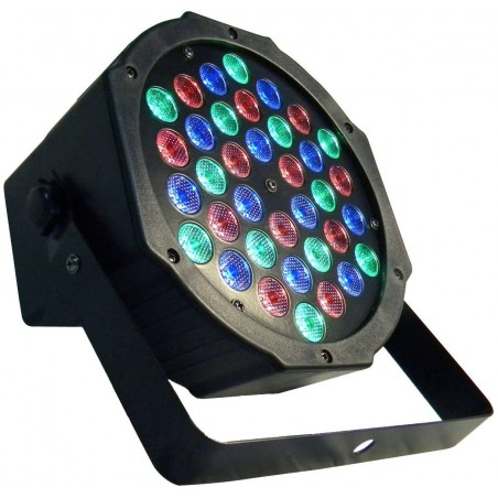 Faro strobo rgb faretto 36 led colorati 000364 effetto disco 4 modalità diverse