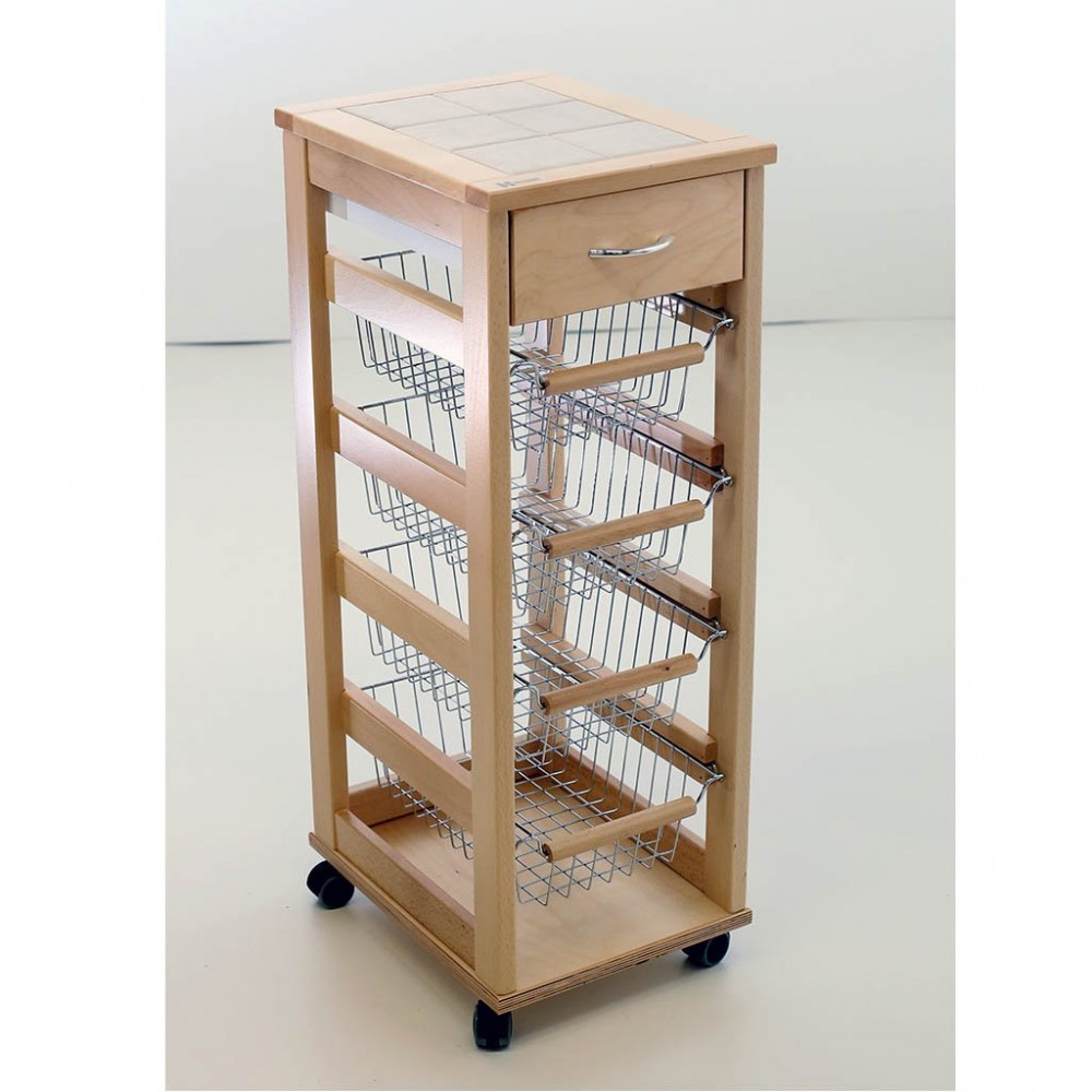 Carrello Vesuvio salvaspazio portafrutta MAS032...