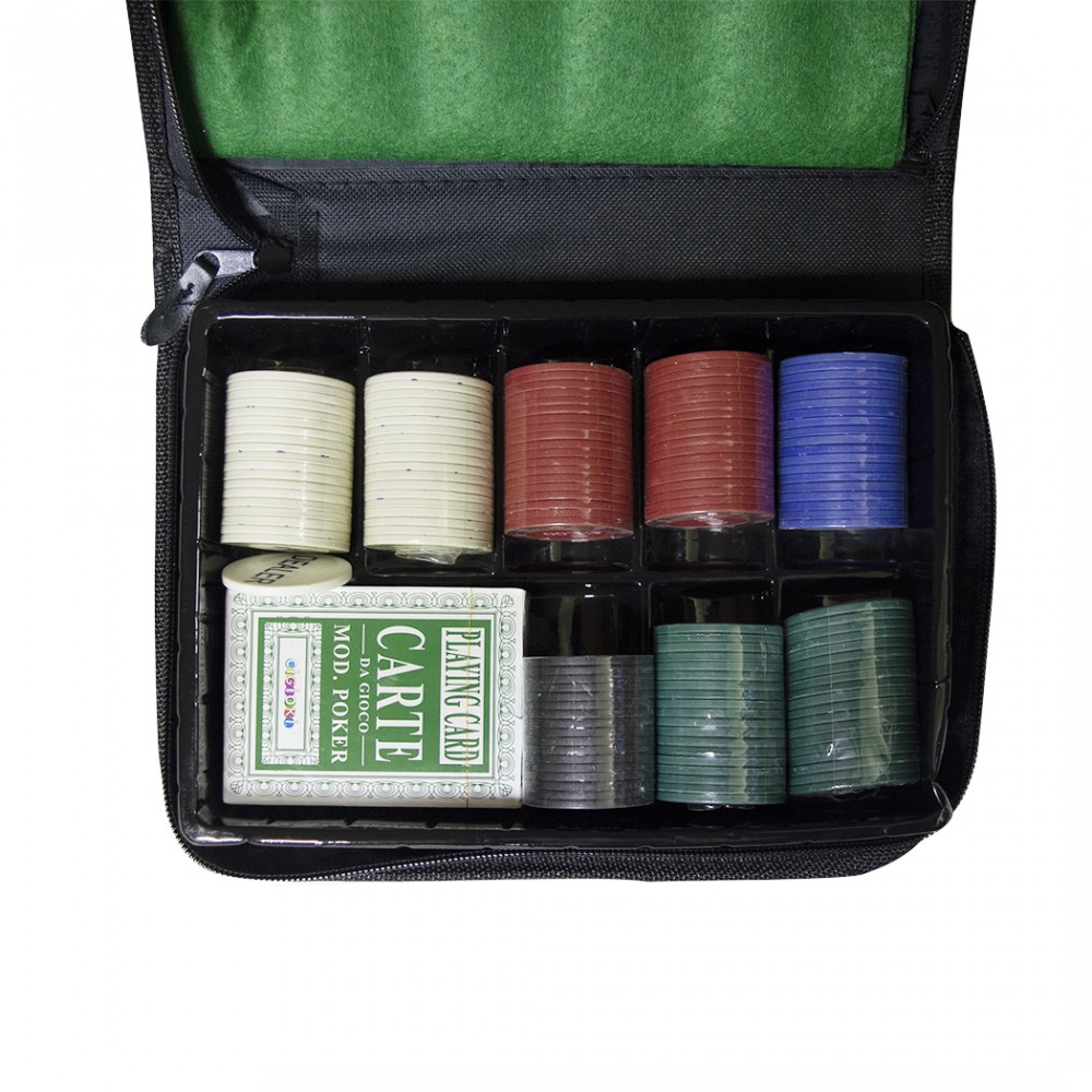 Set poker in astuccio da viaggio 150 fiches 1...