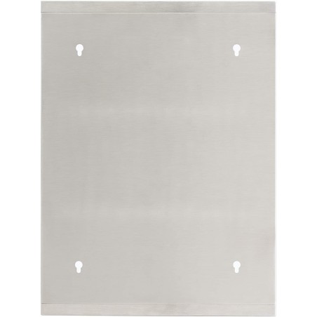 Armadietto porta medicinali con chiave acciaio inox vetro satinato 30x12x45h cm