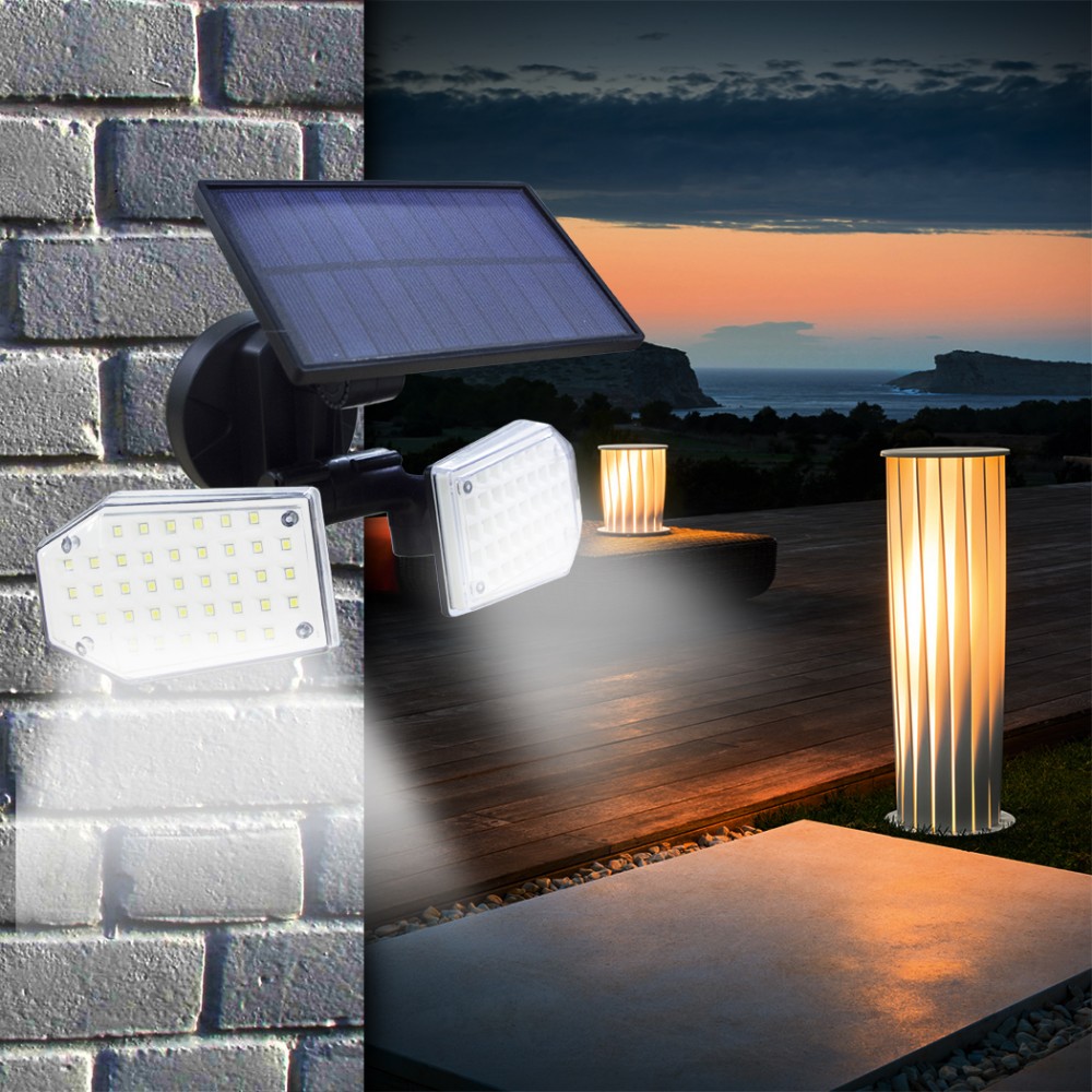 Lampada a pannello solare grandangolare 270° 78...