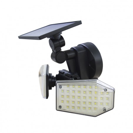 Lampada a pannello solare grandangolare 270° 78 LED 640788 sensore movimento