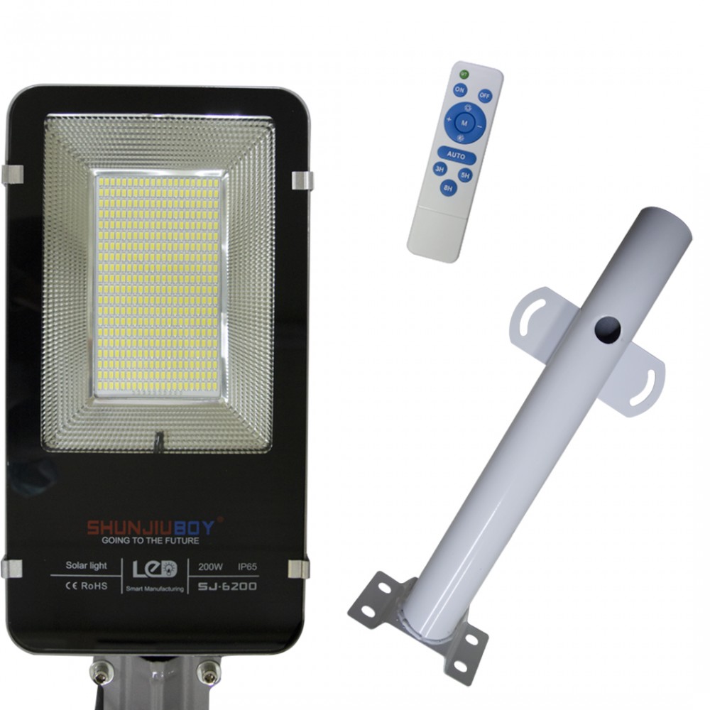 Lampione faro led stradale 200W con staffa...