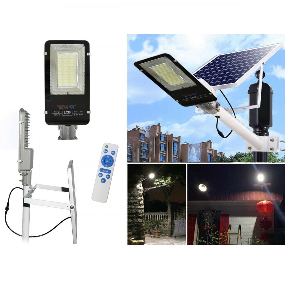 Lampione faro led stradale 200W con staffa...