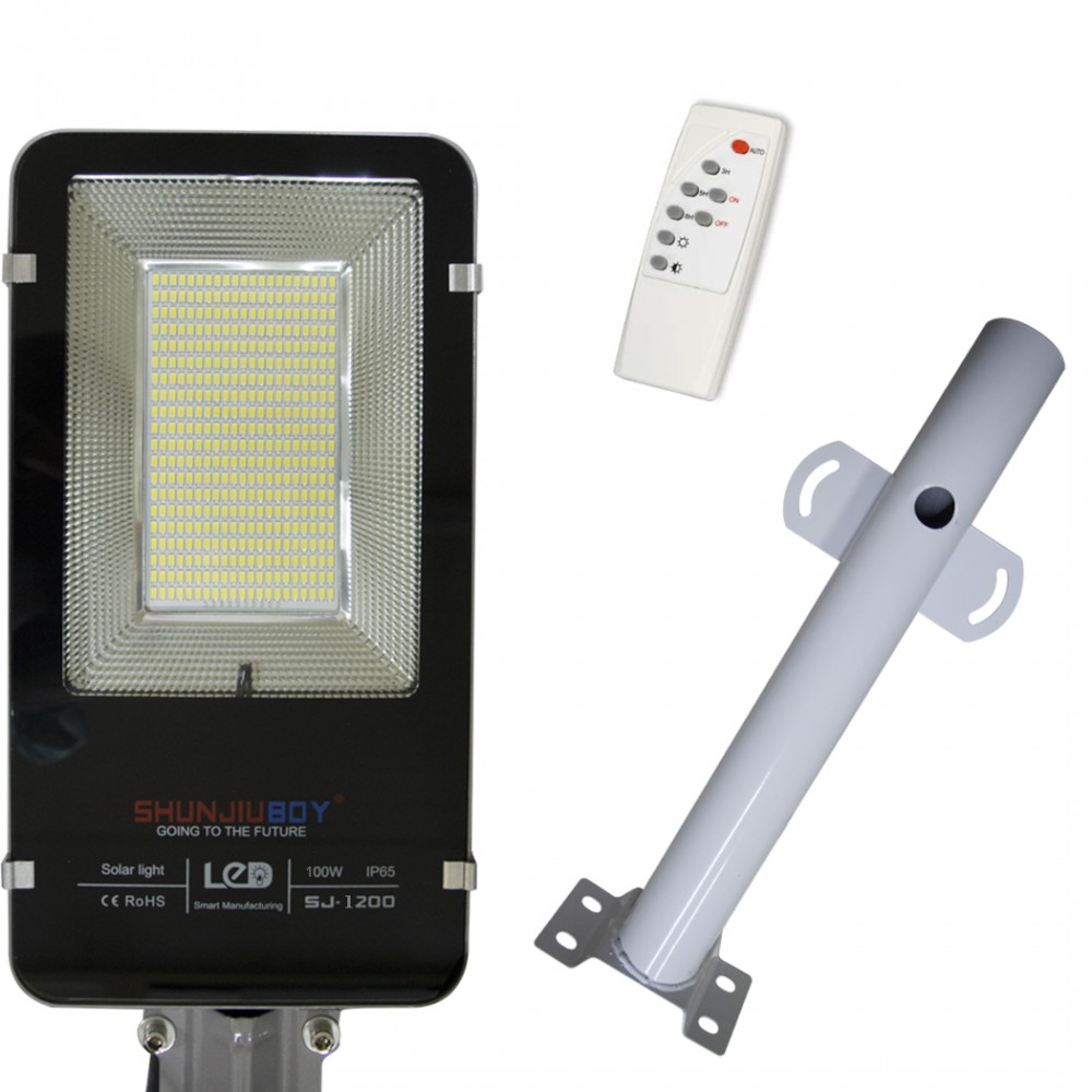 Lampione faro led stradale 100W con staffa...