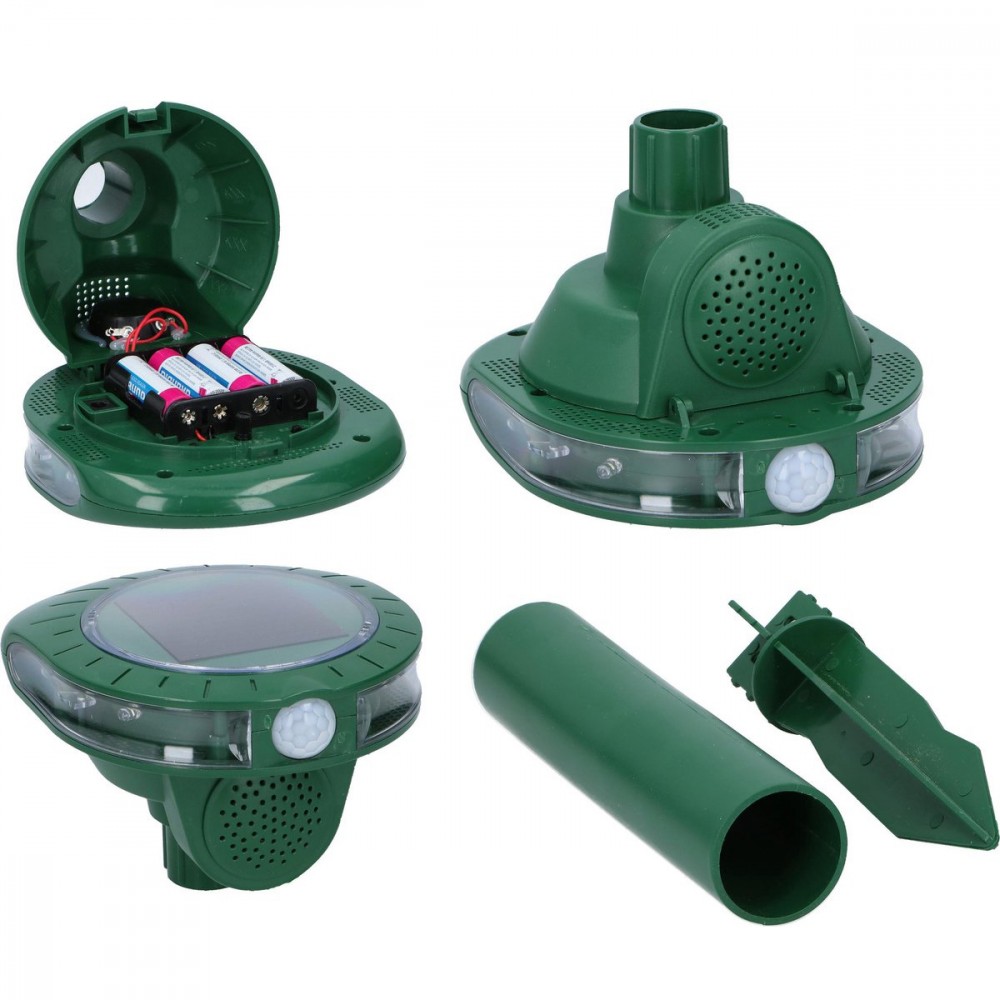 Repellente scaccia talpe e animali a ultrasuoni...