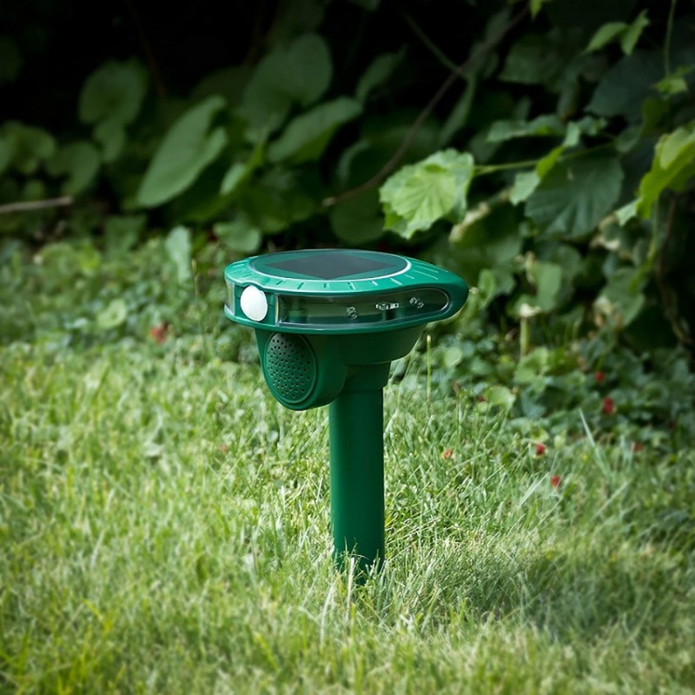 Repellente scaccia talpe e animali a ultrasuoni...