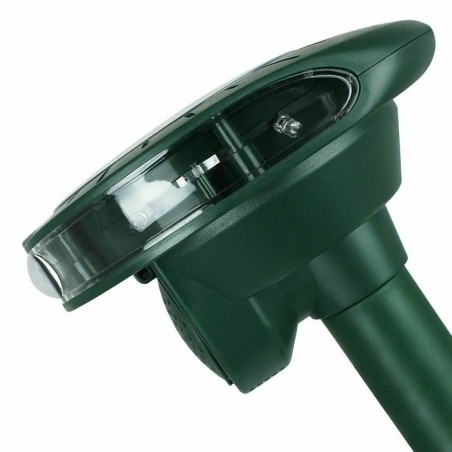 Repellente scaccia talpe e animali a ultrasuoni 136271 con pannello solare verde