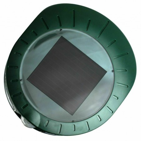 Repellente scaccia talpe e animali a ultrasuoni 136271 con pannello solare verde