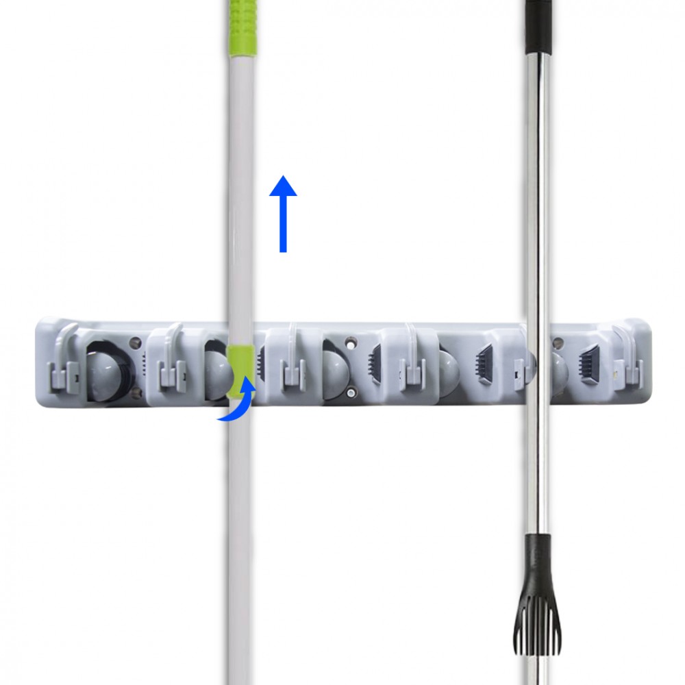 Portascope in plastica con 6 ganci salvaspazio...