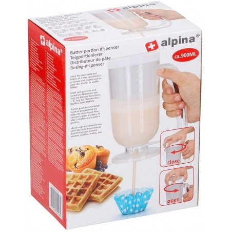 Alpina dosatore per impasti 051260 dispenser pastella 900ml per dolci
