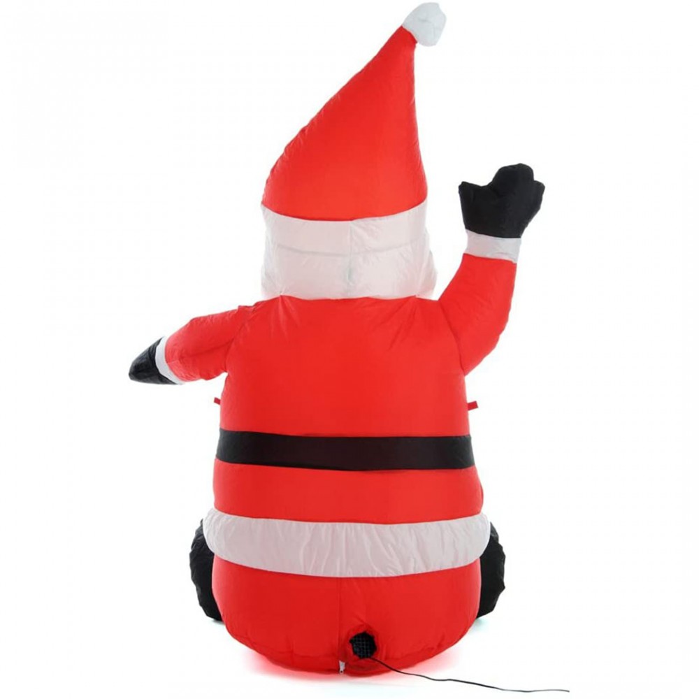 Babbo Natale gonfiabile da 120h cm 785196 con...