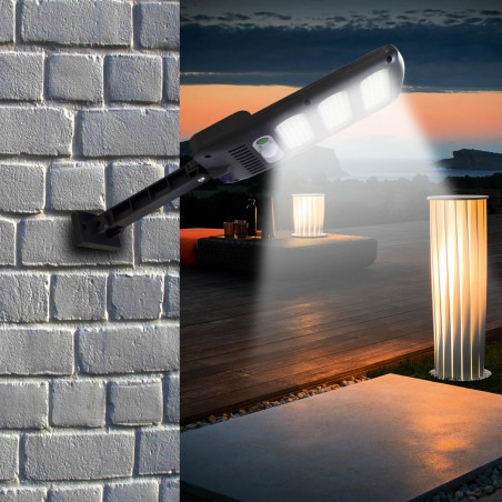 Mini Lampione faro solare led 213 led con accensione al passaggio 5.5V 1.5W