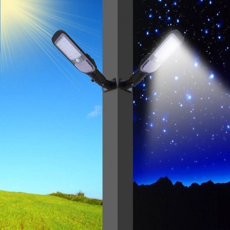 Lampione Lampada solare 722450 con controllo intelligente della luce 120w