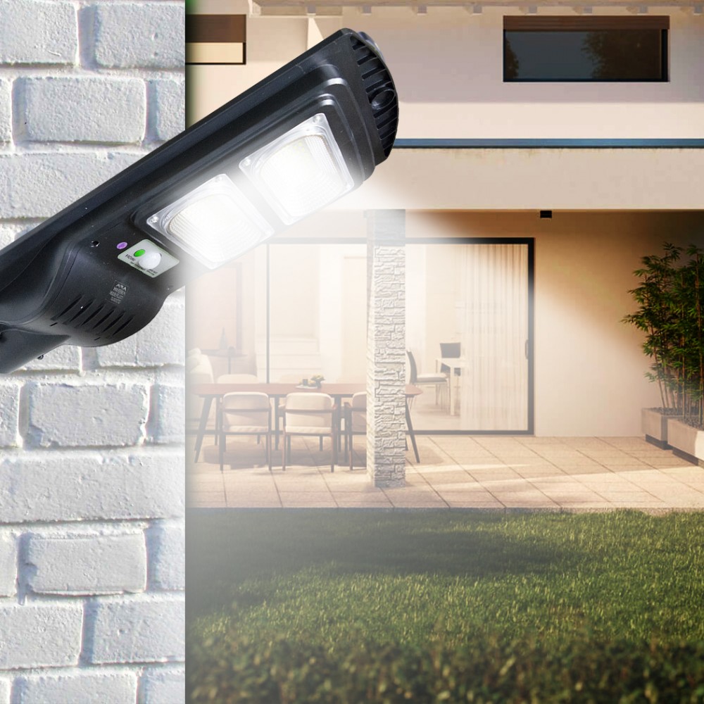 Lampione a ricarica solare 806001 telecomando e...