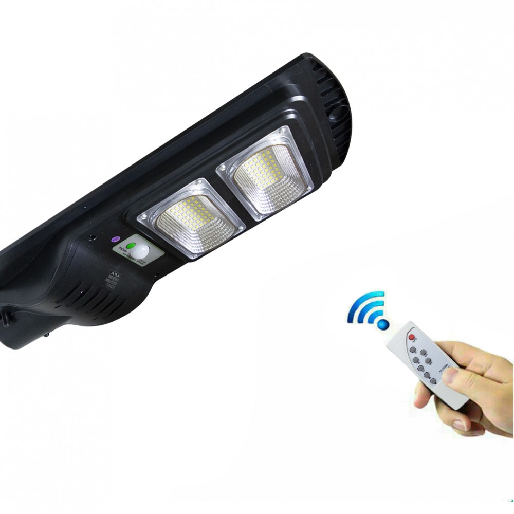 Lampione a ricarica solare 806001 telecomando e...