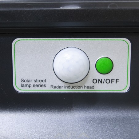 Lampione a ricarica solare 809002 telecomando e sensore movimento 90W 144 Led