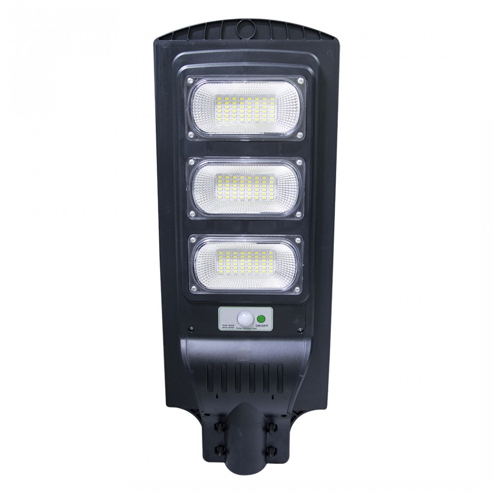 Lampione a ricarica solare 809002 telecomando e sensore movimento 90W 144 Led