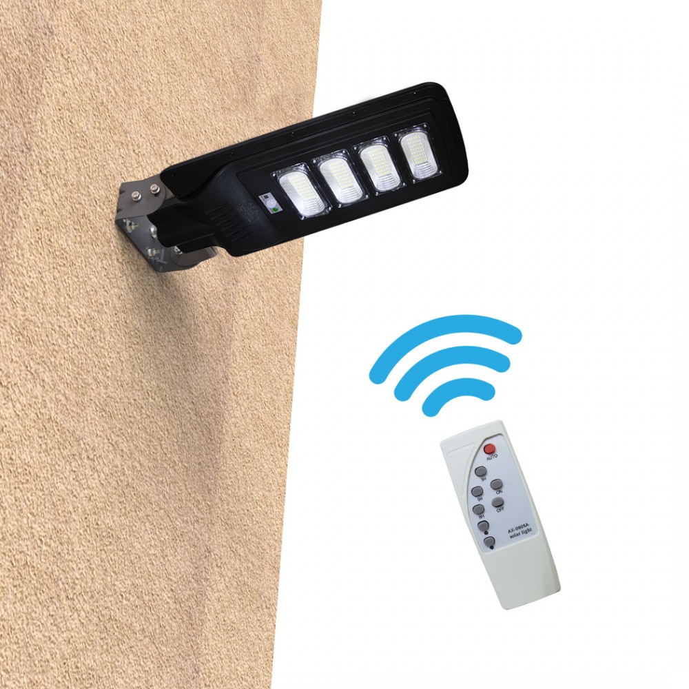 Lampione a ricarica solare 000107 telecomando e...