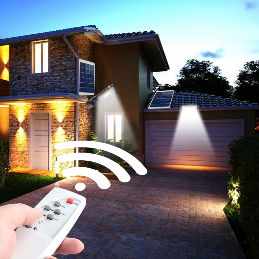 Lampione stradale led smd a ricarica solare...