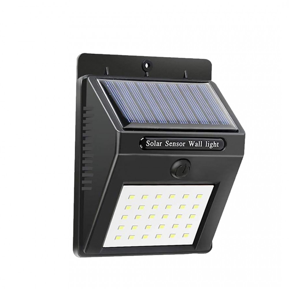 Faretto da muro a ricarica solare e sensore di movimento SMD led 20 LED 1200mAH