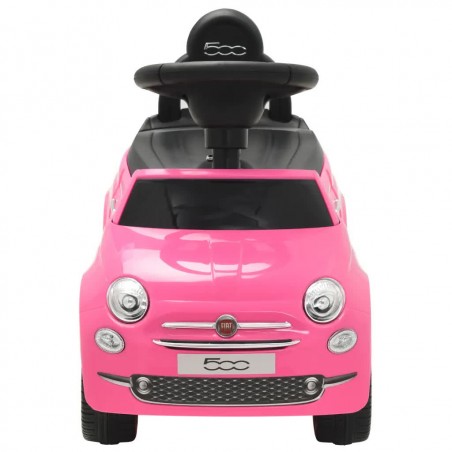 Auto giocattolo bambini fiat 500 cavalcabile bassa R7059 con vano 58x28x38 cm