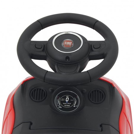 Auto giocattolo bambini fiat 500 cavalcabile bassa R7059 con vano 58x28x38 cm