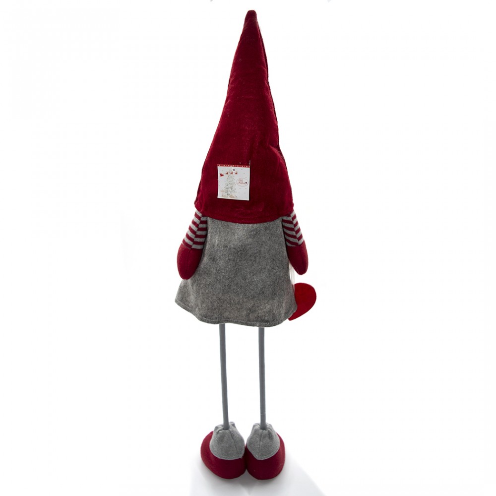 Gnomo in poliestere 75h cm 368008 decorazione...