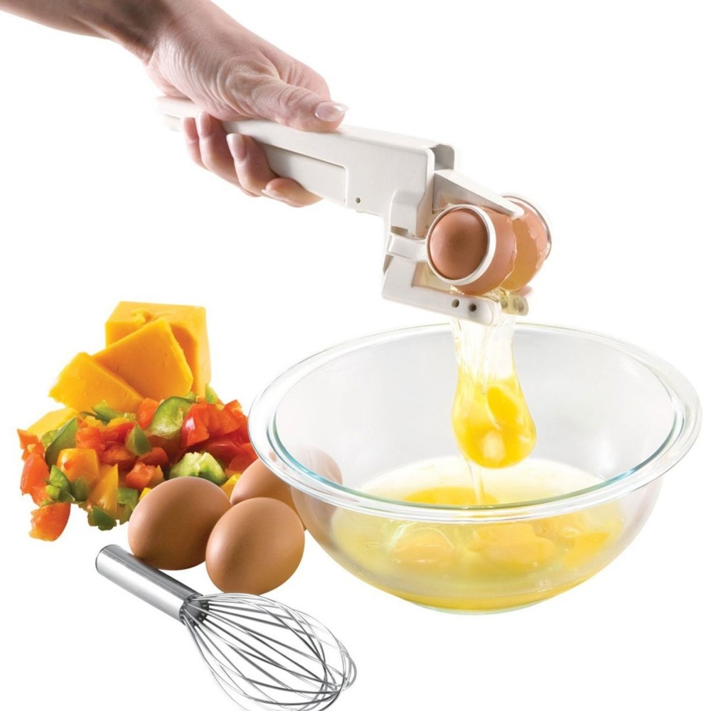 Pinza rompi separa uova in pochi secondi, senza sporcare le mani ottimo utensile da cucina 