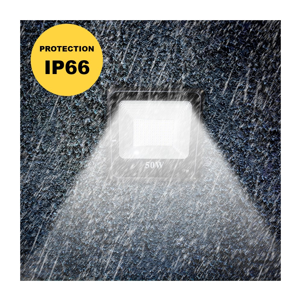 Faro Luce led esterno da muro 50W impermeabile...