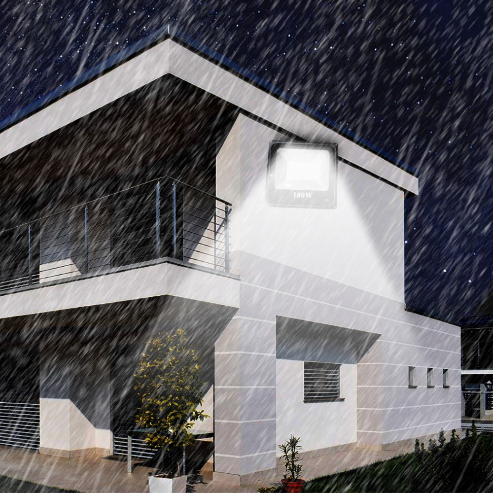Faro Luce led esterno da muro 100W impermeabile...