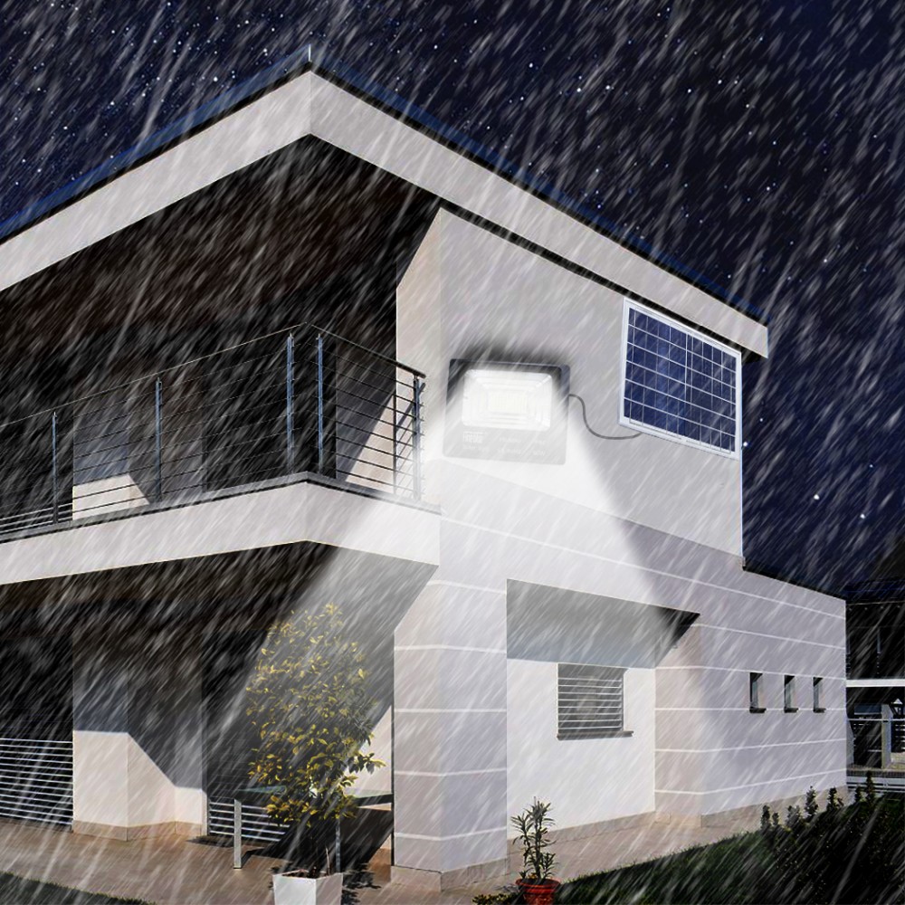 Faro led con ricarica solare 60W impermeabile...