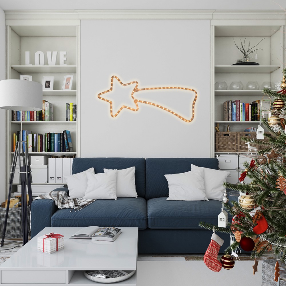 75181 Stella cadente natalizia luci CALDE...