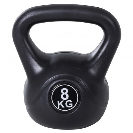 Kettlebell Fitness da 8kg in PVC 186960 con Sabbia e Maniglia Anti Sfregamento