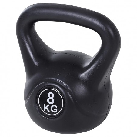 Kettlebell Fitness da 8kg in PVC 186960 con Sabbia e Maniglia Anti Sfregamento