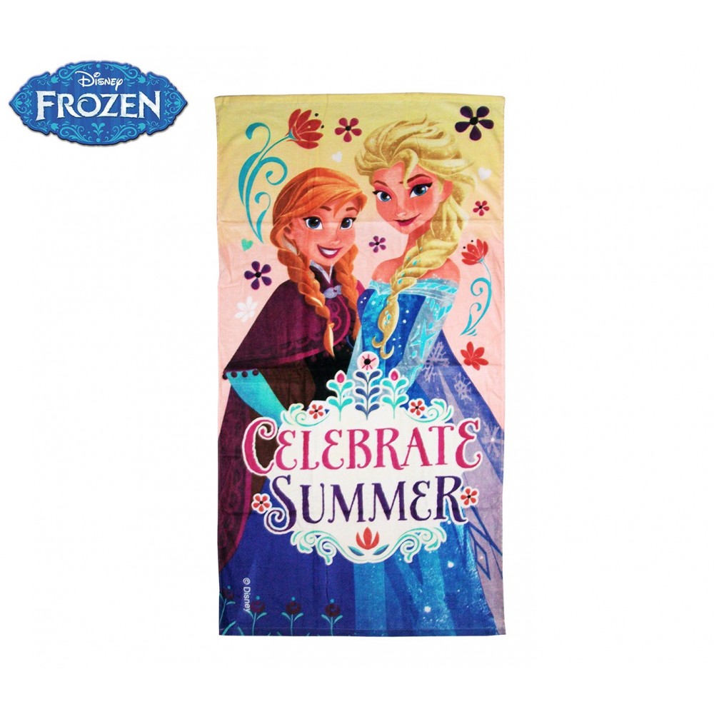 Telo mare principesse Frozen il regno di ghiaccio 70 x 140 cm telo doccia, piscina in 100% cotone beach towel WD15020