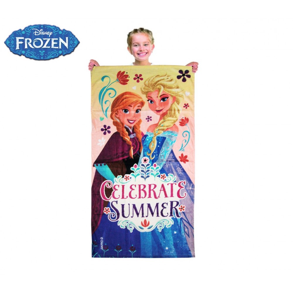 Telo mare principesse Frozen il regno di ghiaccio 70 x 140 cm telo doccia, piscina in 100% cotone beach towel WD15020