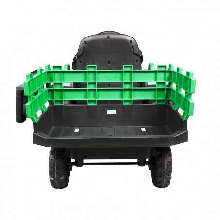 Trattore elettrico per bambini 12 V con rimorchio BK0925 MP3 telecomando e luci