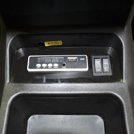 Trattore elettrico per bambini 12 V con rimorchio BK0925 MP3 telecomando e luci