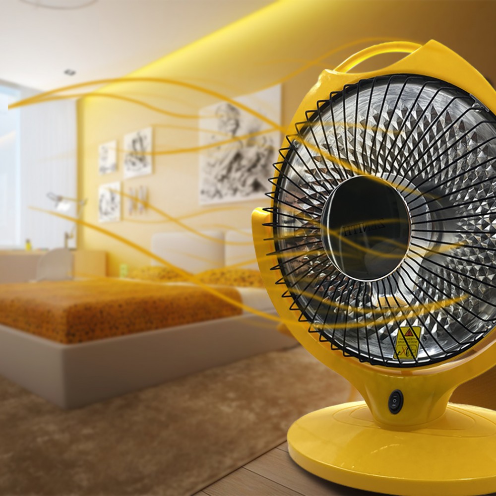 Stufa al carbonio a parabola 600W Zenith 383004...