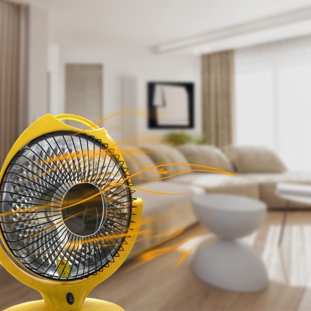 Stufa al carbonio a parabola 600W Zenith 383004 diametro 30cm basso consumo